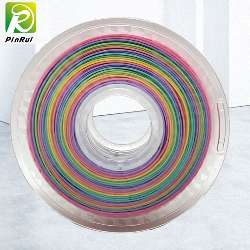 Pinrui 3D-Drucker 1,75mm PLA-Regenbogen-Filament für 3D-Drucker