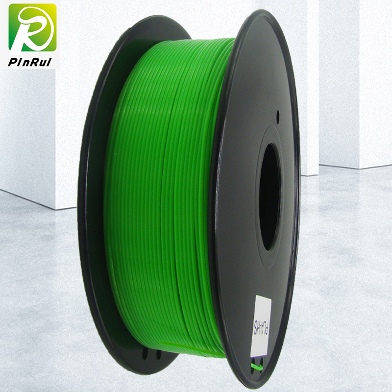 Pinrui Hohe Qualität 1kg 3D-PLA-Druckerfilament-transparente grüne Farbe