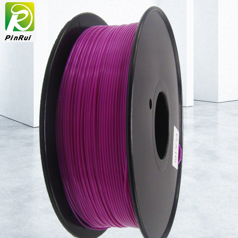 Pinrui Hohe Qualität 1kg 3D PLA Drucker Filament Transparente lila Farbe