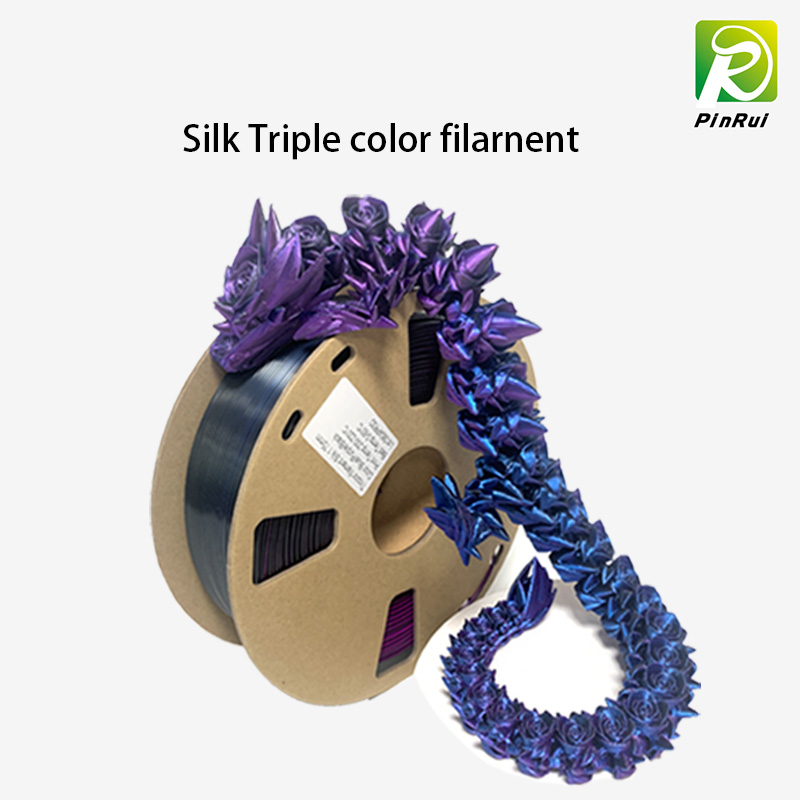 PLA -Filament Seiden -Dreifach -Farbfilament, 1,75 mm 3D -Filament, 3D -Druckerfilament
